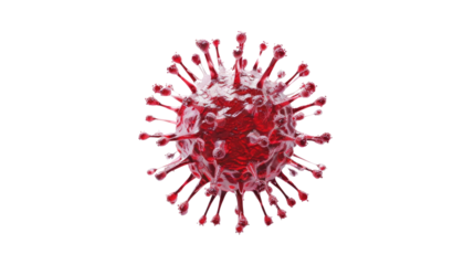 Virus on a transparent background