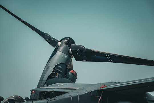 オスプレイのローター　MV-22/Helicopter Air force