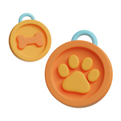 3d pet tag icon © TianK