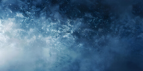 Navy blue grainy gradient background with beige and blue smooth pastel colors, noise texture, and copy space. Ideal for abstract design and atmospheric compositions.