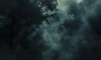 Abstract white smoke or steam swirls