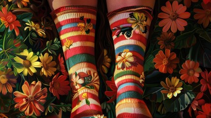 Girls with mismatched socks are lovely