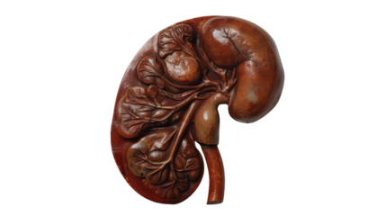 Kidney on a transparent background