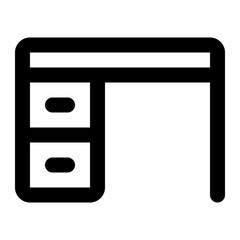 desk icon for illustration