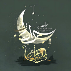 This beautiful Islamic 3d illustration is mainly made for great celebration Eid al Adha