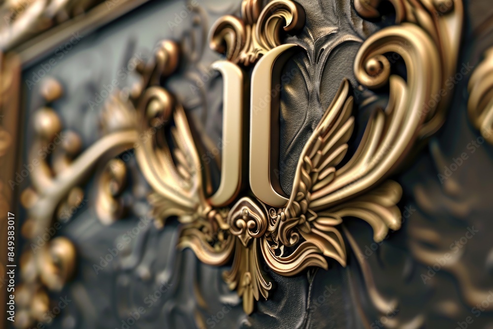 Aufkleber a close-up view of a clock on a wall, providing details about the time and clock face