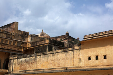 Fototapeta premium Amber Fort - fort located in Amer, Rajasthan, India
