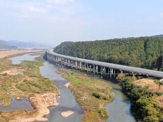 “Aerial photography of the mountainous regions in Northeast China