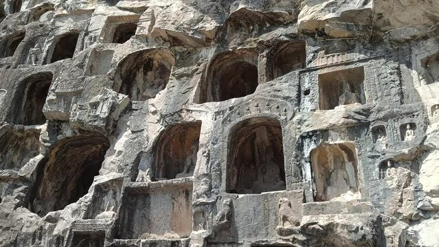 China, Luoyang, Longmen Grottoes, Western Hill
