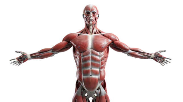 Human anatomy on a transparent background - Powered by Adobe