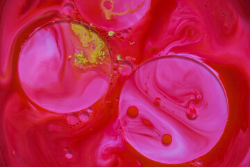 Abstract paint background. Acrylic paint texture, liquids mix. Creative multicolor background....