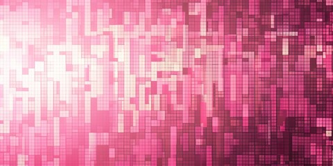 Pink Background With Small Squares
