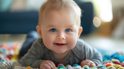 Fototapeta premium 10 month old infant