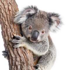 Obraz premium Koala isolated on white background 