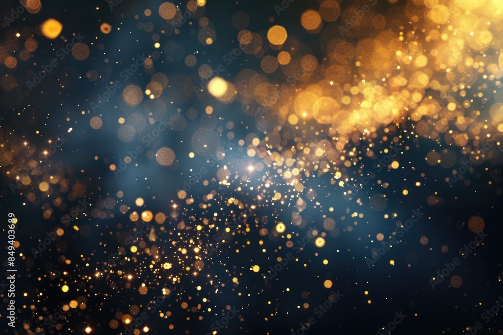 Aufkleber A dark and elegant background filled with twinkling lights, perfect for adding ambiance to any scene or setting