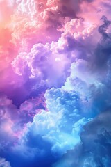 Abstract cloud background with soft edges