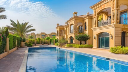 Dubai's real estate market offers a mix of residential, commercial, and leisure properties.