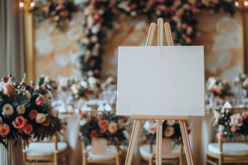 Wedding wood board with copy space in ceremony, copy space