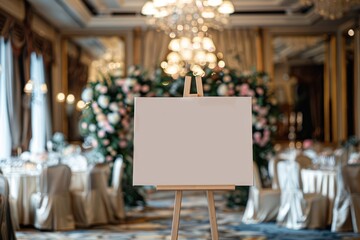 Wedding wood board with copy space in ceremony, copy space