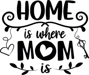 Mother's day lettering. Interesting, heartwarming and cool lettering illustration vector