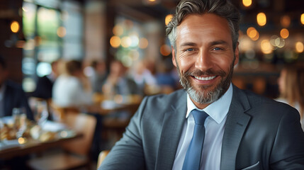 business networking event in a professional setting.