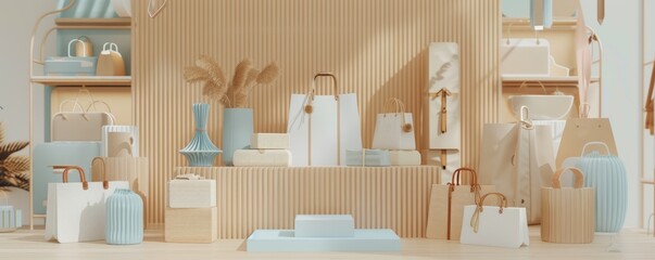 Engaging social shopping platform mockup with user-generated content and product reviews, ideal for e-commerce brands and social media influencers, 4K hyperrealistic photo.