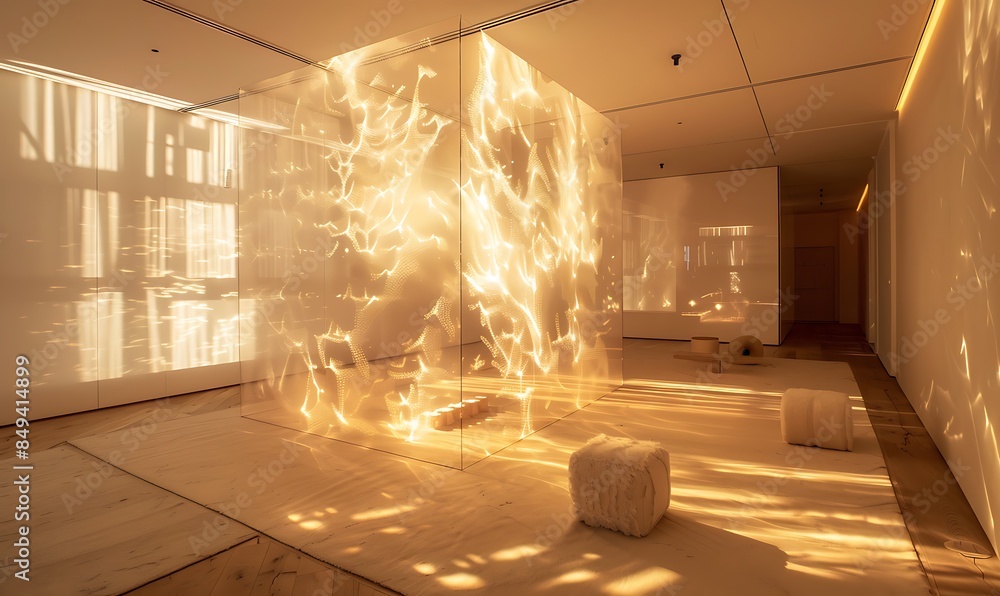 Poster luminary haven enveloping light transforms living spaces