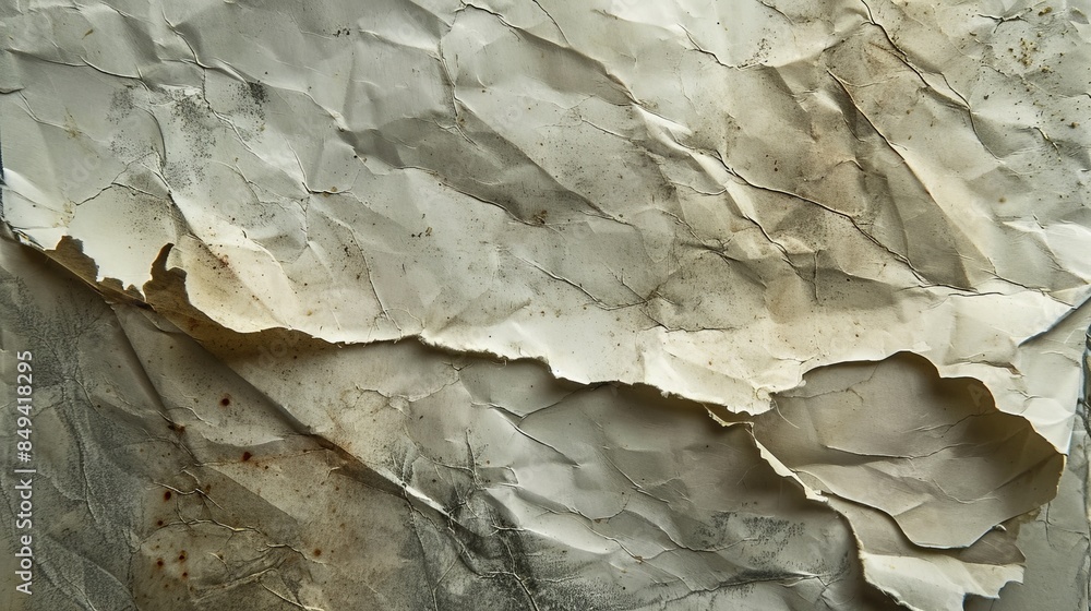 Poster texture adds depth and character to plain paper.