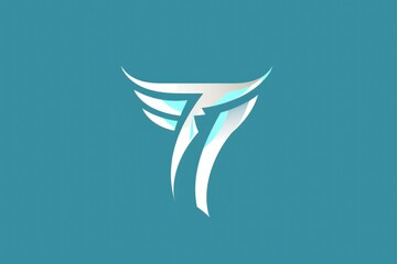 A simple and recognizable logo featuring a bird on a blue and white background, suitable for use in various contexts such as branding, marketing, or design