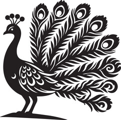 peacock illustration