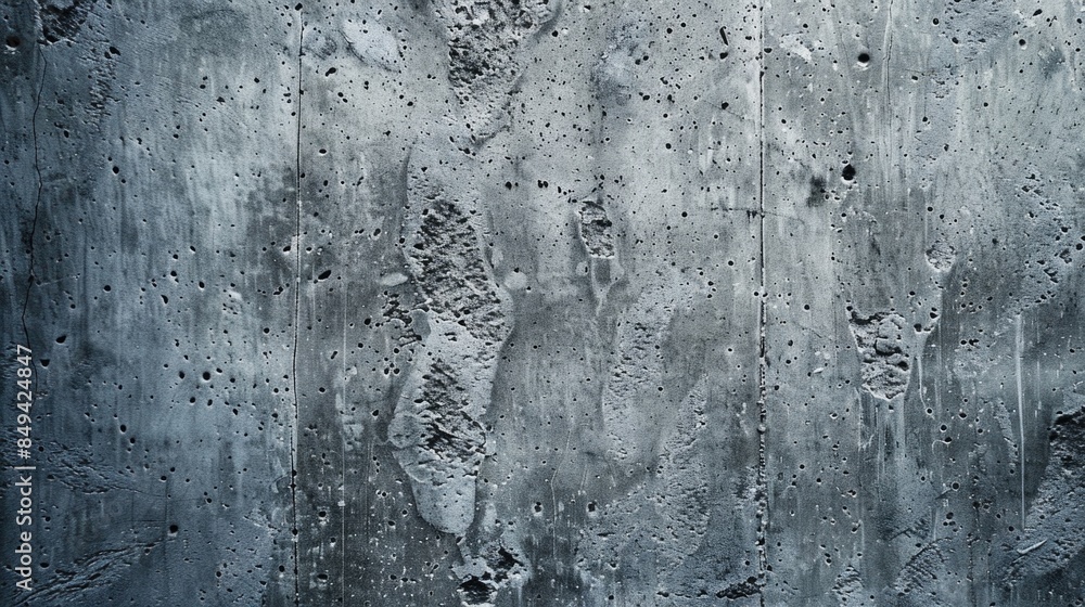 Poster a close-up shot of a concrete wall with a rough texture and a neutral background