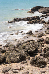 waves on the beach sea