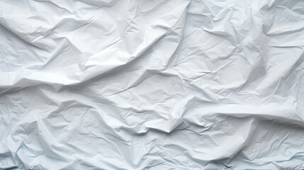 Obraz premium Crumpled white paper texture background