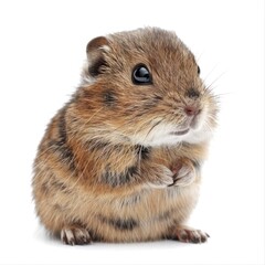 Obraz premium Lemming isolated on white background 