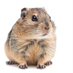 Lemming isolated on white background 