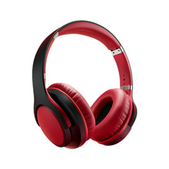 Modern headphone isolated on a transparent background by AI generative.