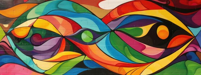 Peace street art graffiti colorful 