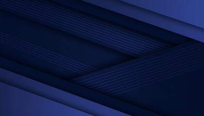 Obraz premium Abstract geometric line shapes in dark blue background. Suitable for banners, posters, flyers, wallpapers, presentations