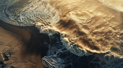 The ocean is calm and the waves are small