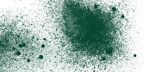 Green stain rusty metal texture isolated grunge paper texture vintage surface background.