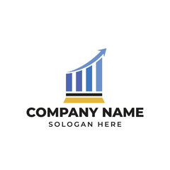 Grow Logo, Capital Grow Business Logo Vector
