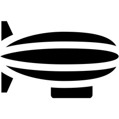 zeppelin vector design silhouette icon  © Room Design