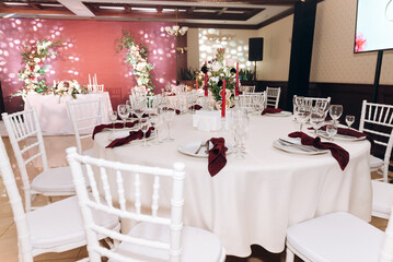 wedding table setting