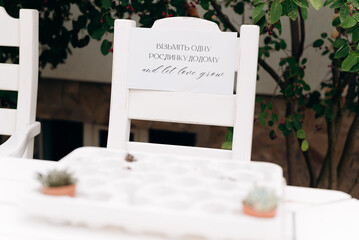 wedding table setting