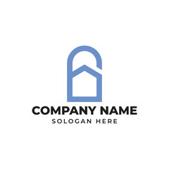 Home + Key Concept Business Logo Vector