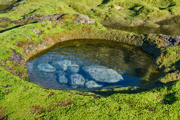 View of Azkorri or Gorrondatxe beach in Getxo, Biscay, Basque Country