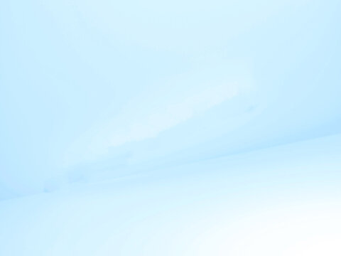 透明感のある水色背景。壁。水彩画風。