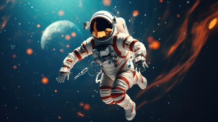 astronaut in space