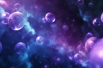 Immerse yourself in the captivating beauty of an otherworldly 3D abstract background, adorned with pulsating, luminous orbs and ethereal atmospheres.