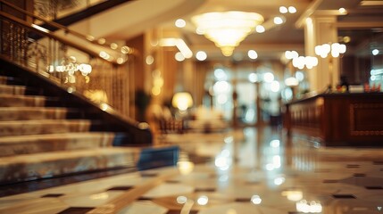 Stunning Office Interior with Panoramic Windows and Lighting